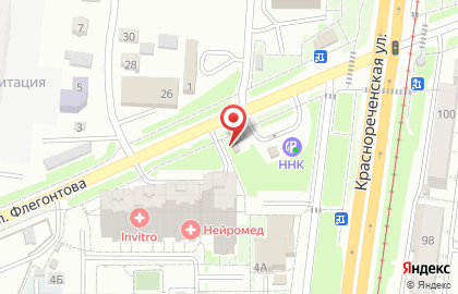 Шиномонтажная мастерская на Краснореченской улице на карте