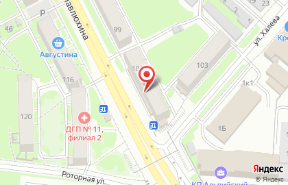 ОАО Банкомат, АКБ Абсолют Банк на улице Павлюхина на карте