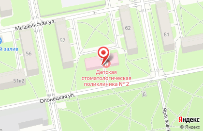 Стоматологическая поликлиника №4 на Костромском на карте