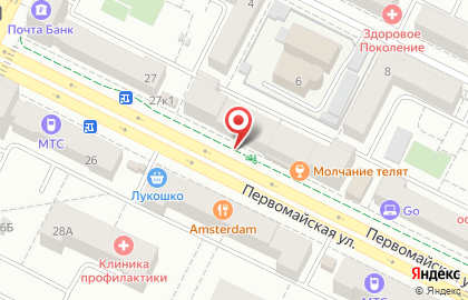 Цветочный салон МосРозаОПТ на Первомайской улице на карте