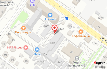 Сервис автосигнализации, чип-тюнинга и тонировки Авто-Сервис-Квадро в Октябрьском районе на карте