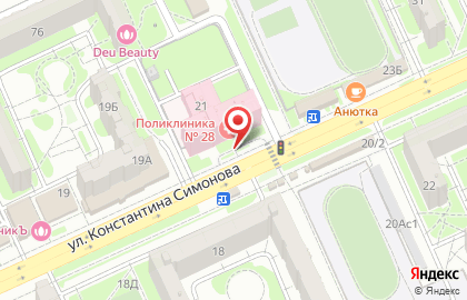 ОАО Банкомат, Балтийский банк в Дзержинском районе на карте