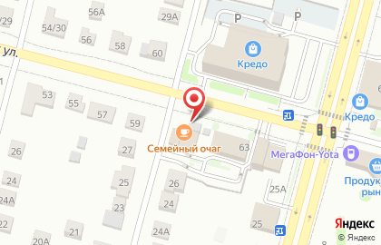 Кафе Семейный очаг на Кольцевой улице на карте