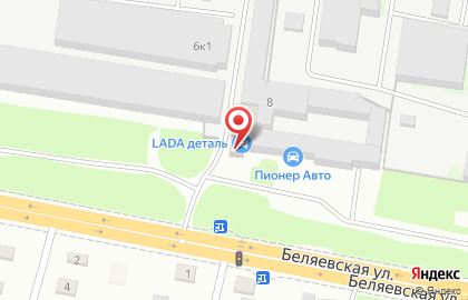 Торговый дом Гидроремсервис на Беляевской улице на карте