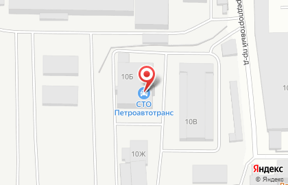 СТО Петроавтотранс в 6-м Предпортовом проезде на карте