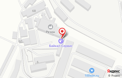 Транспортная компания Байкал Сервис в Базовом проезде на карте