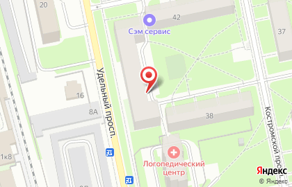 Ёрш на Удельном проспекте на карте