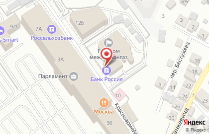 Воронежский филиал аб Россия в Ленинском районе на карте