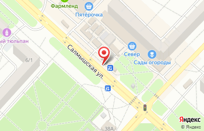 Магазин по продаже цветов в Дзержинском районе на карте