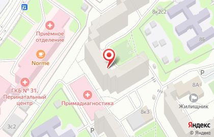 ОДС Жилищник Обручевского района на улице Академика Челомея на карте