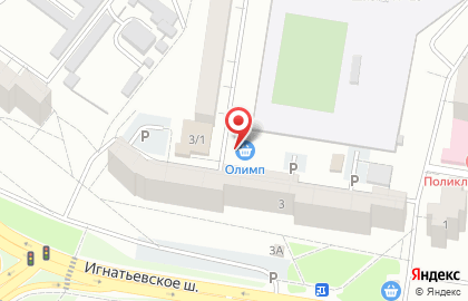 Продовольственный магазин Олимп в Благовещенске на карте