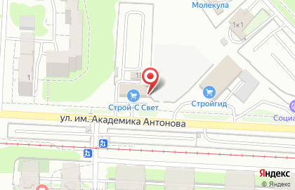 Автомагазин Актор в Ленинском районе на карте