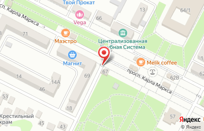 Кафе быстрого питания Донеретт на карте