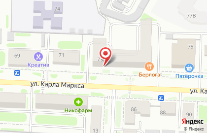 Магазин DaVita-мебель на улице Карла Маркса на карте