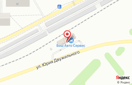 Автосервис БОШ на улице Тухачевского на карте
