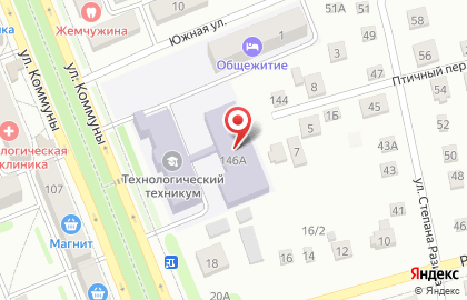 Себряковский технологический техникум на карте