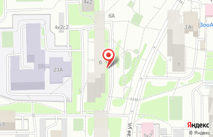 Парикмахерская в Москве на карте