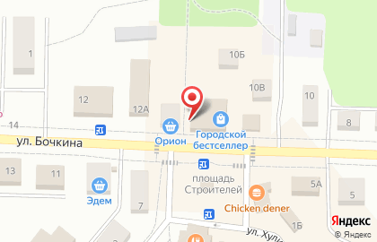 Магазин Кот и пёс на улице Бочкина на карте