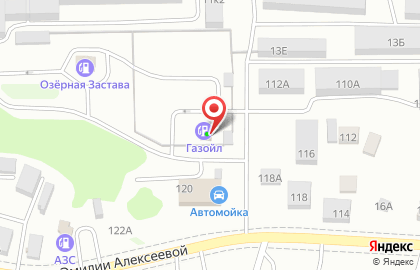Газойл в Барнауле на карте