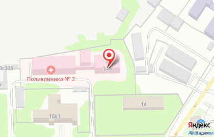 Поликлиника №2 на Новозаводской 14 на карте