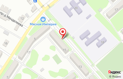 Аптека Семейная на улице Тургенева на карте