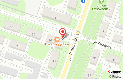 Кафе Шанхай на улице Гагарина на карте