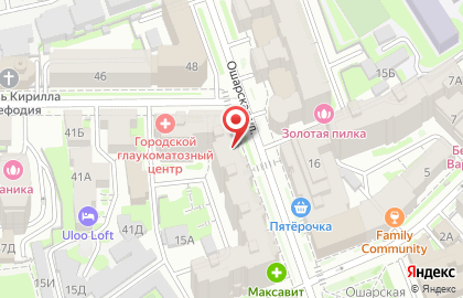 Супермаркет напитков Винлаб в Нижегородском районе на карте