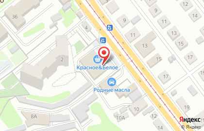 Супермаркет Лента в Новосибирске на карте