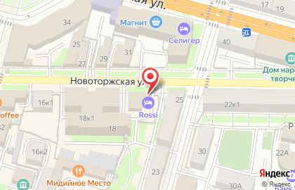 Отель Rossi Hotel на карте
