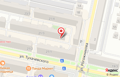 Fish & BEER на улице Тухачевского на карте