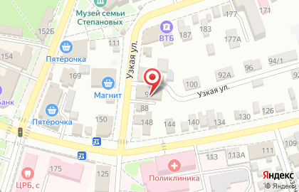 Служба экспресс-доставки СДЭК на Узкой улице на карте