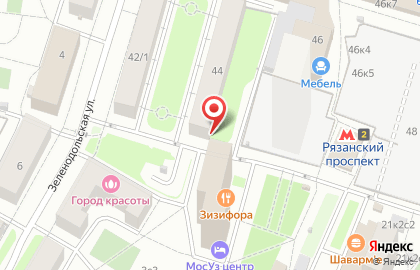 Студия маникюра Лены Лениной на Рязанском проспекте на карте
