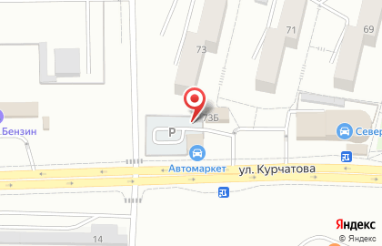 Автостоянка в Иркутске на карте