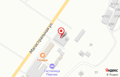 Гостиница Перчик на карте