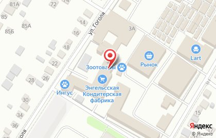 Рыболов-турист на улице Гоголя на карте