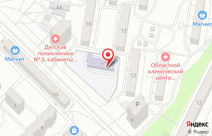 Василёк в Тракторозаводском районе на карте
