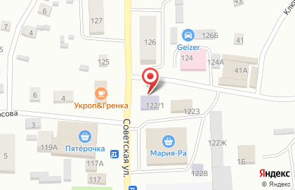 Многофункциональный культурный центр на Советской улице на карте