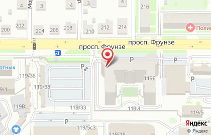 СберБанк на проспекте Фрунзе, 119е на карте
