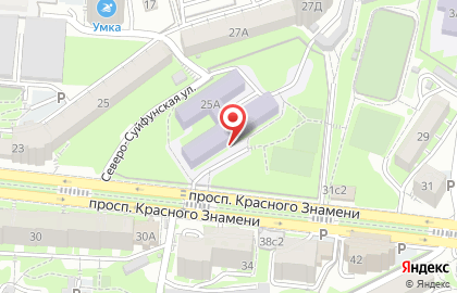 Участковая избирательная комиссия №914 на проспекте Красного Знамени на карте