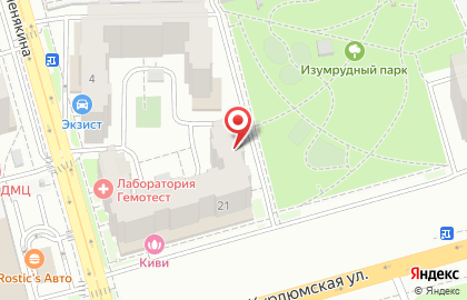 Агентство недвижимости Юбилейное на Усть-Курдюмской улице на карте
