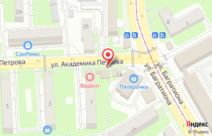 Киоск по продаже фруктов и овощей в Смоленске на карте