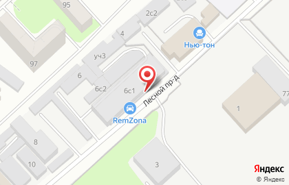 Офисный центр Деловой в Ленинском районе на карте