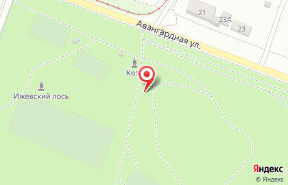 Кафе быстрого питания Бабушкины перепечи на улице Авангардная на карте