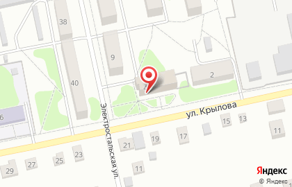Магазин Лира на улице Крылова на карте