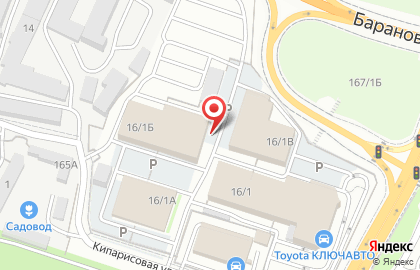 Страховой дом ВСК на Кипарисовой улице на карте