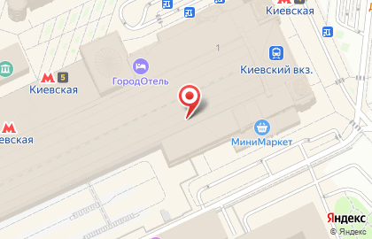 Почтомат, ФГУП Почта России на площади Киевского Вокзала на карте