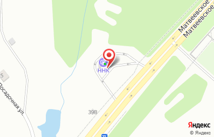 АЗС ННК на Матвеевском шоссе на карте