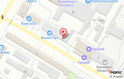 Магазин Хозтоварищ на Промышленной улице на карте