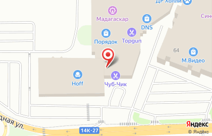 Супермаркет цифровой и бытовой техники DNS на улице Щорса на карте