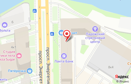Автошкола Мегаполис на площади Карла Фаберже на карте